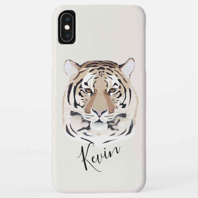 Coques Case-Mate iPhone Tigre, visage de tigre, symbole de 2022 (Dos)