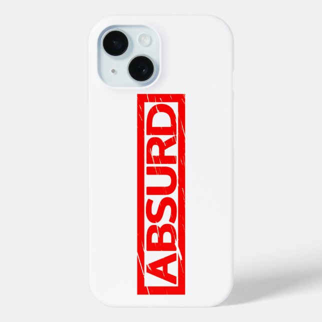 Coques Case-Mate iPhone Timbre Absurde (Verso)