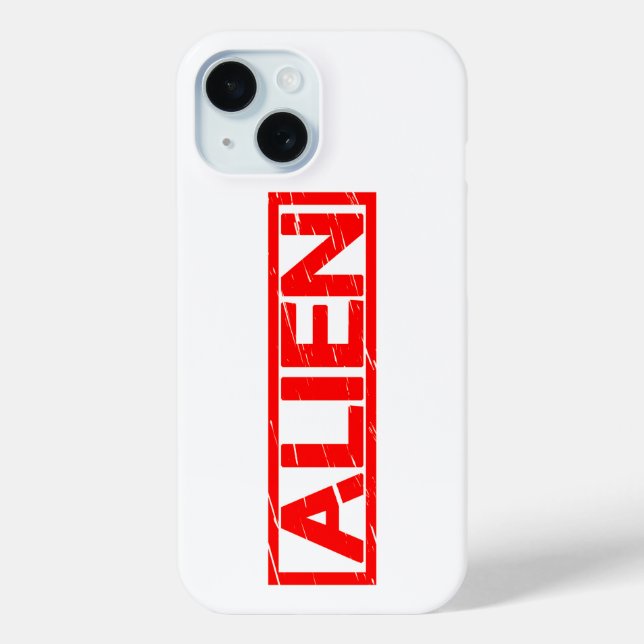 Coques Case-Mate iPhone Timbre Alien (Verso)