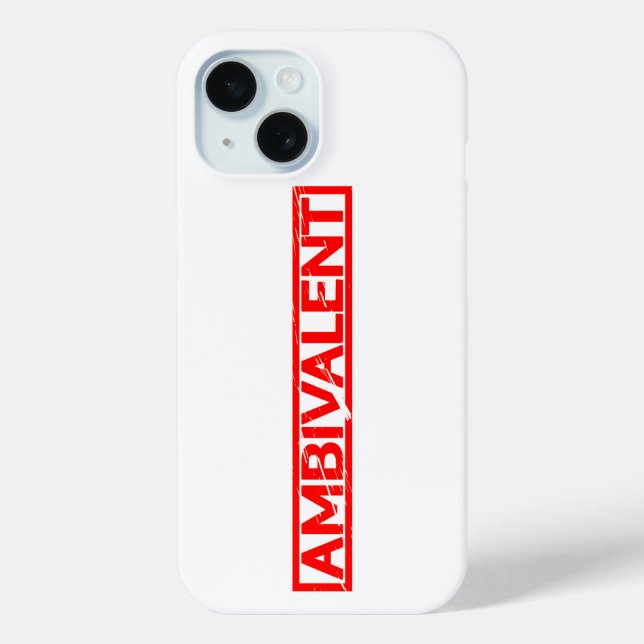 Coques Case-Mate iPhone Timbre ambivalent (Verso)