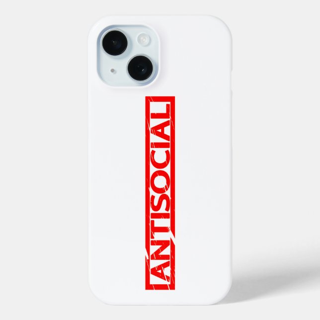 Coques Case-Mate iPhone Timbre antisocial (Verso)