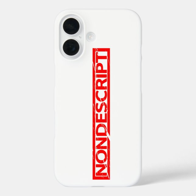 Coques Case-Mate iPhone Timbre banal (Verso)