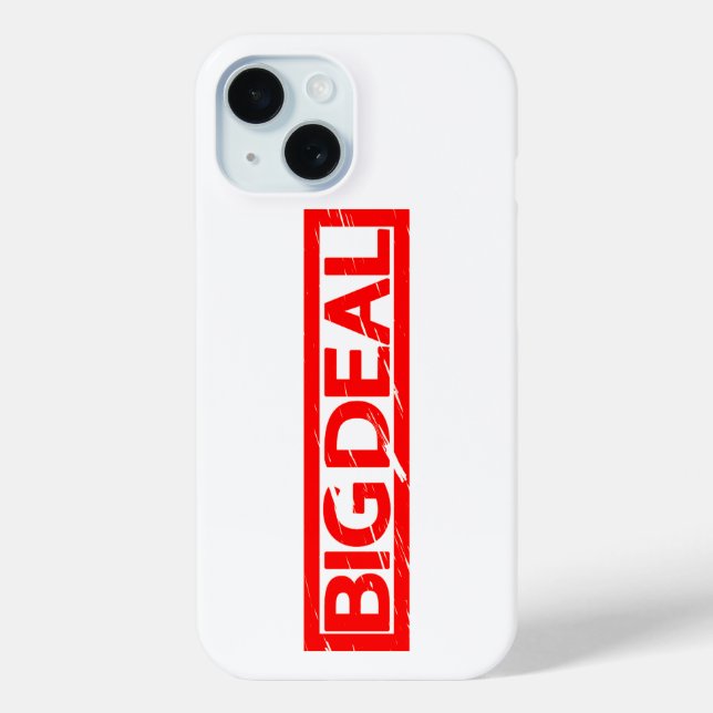 Coques Case-Mate iPhone Timbre Big Deal (Verso)