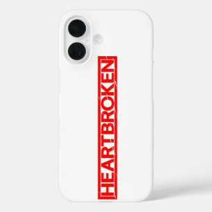 Coque Pour iPhone 16 Timbre brisé du coeur