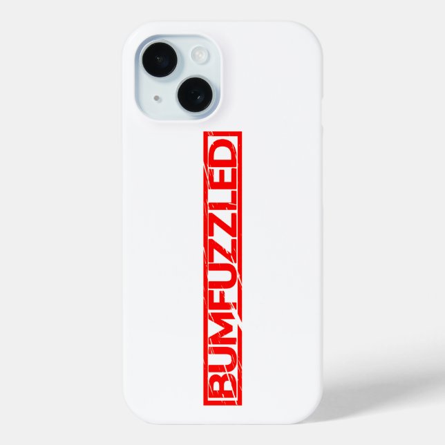 Coques Case-Mate iPhone Timbre Bumfuzzled (Verso)