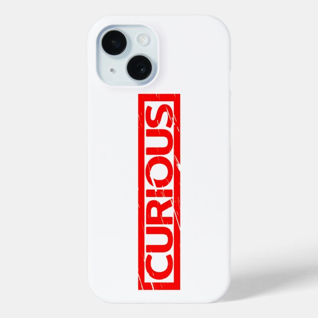 Coques Case-Mate iPhone Timbre curieux (Verso)