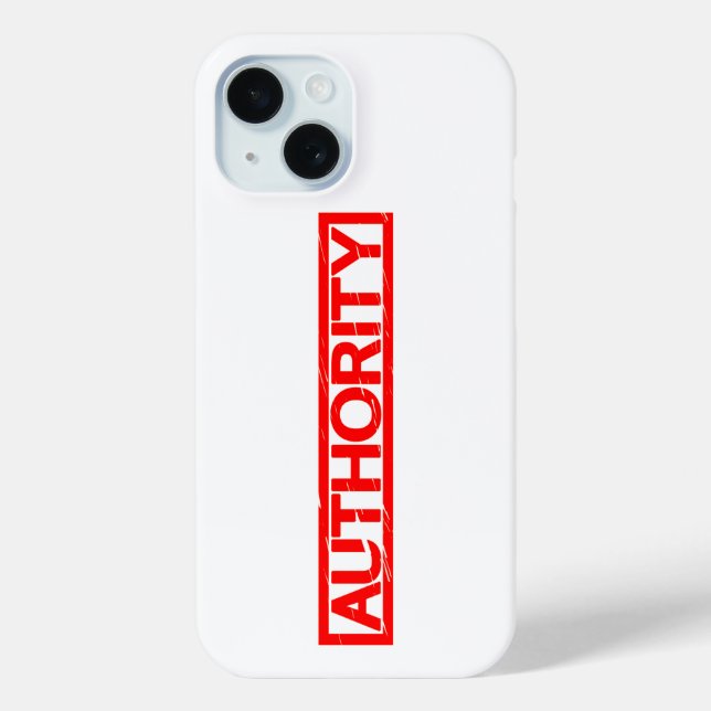 Coques Case-Mate iPhone Timbre d'autorité (Verso)