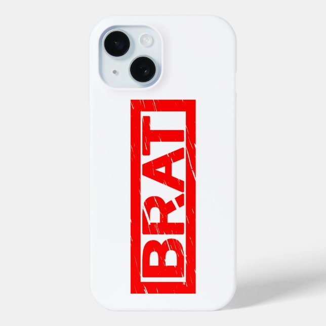 Coques Case-Mate iPhone Timbre de Brat (Verso)