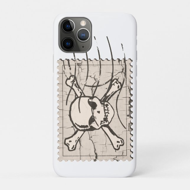 Coques Case-Mate iPhone Timbre de crâne (Dos)