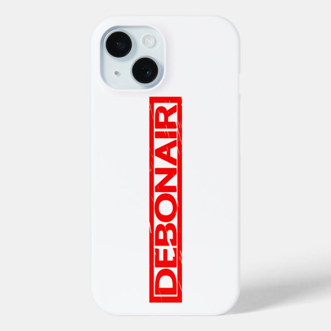Coques Case-Mate iPhone Timbre de Debonair (Verso)