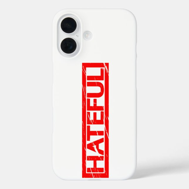 Coques Case-Mate iPhone Timbre de haine (Verso)