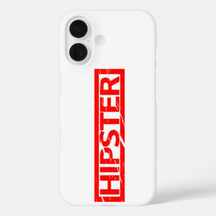 Coque Pour iPhone 16 Timbre de Hipster