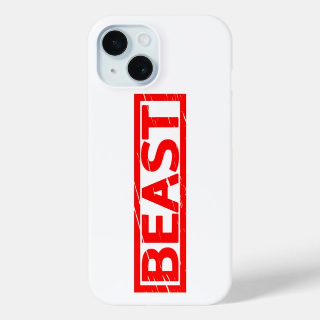 Coques Case-Mate iPhone Timbre de la bête (Verso)