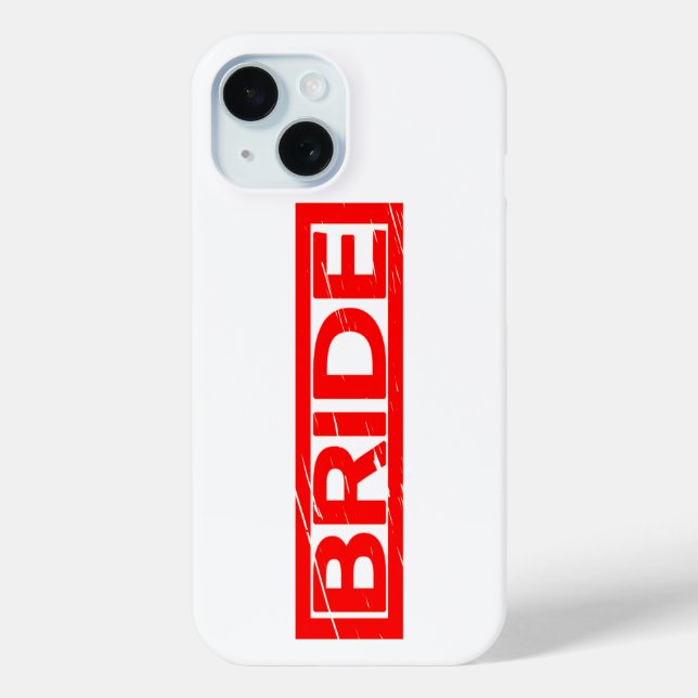 Coques Case-Mate iPhone Timbre de la mariée (Verso)