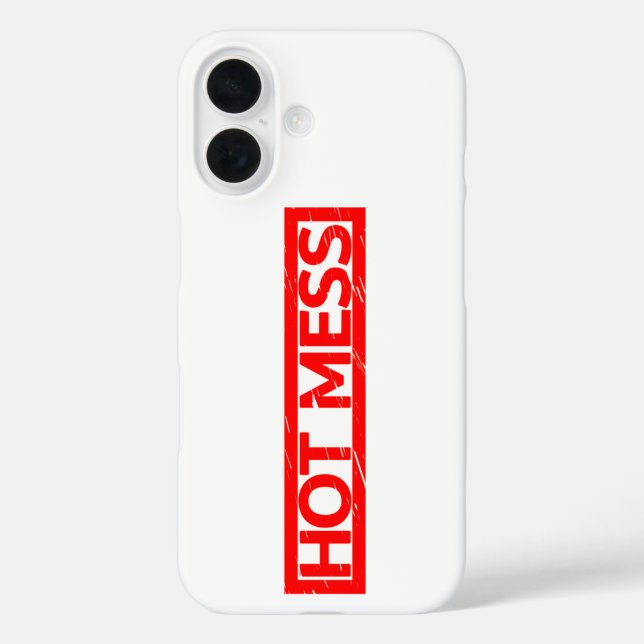 Coques Case-Mate iPhone Timbre de mess chaud (Verso)