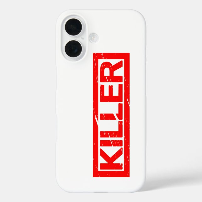 Coques Case-Mate iPhone Timbre de tueur (Verso)