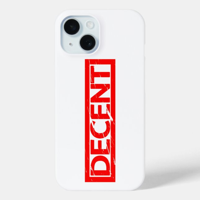 Coques Case-Mate iPhone Timbre décent (Verso)