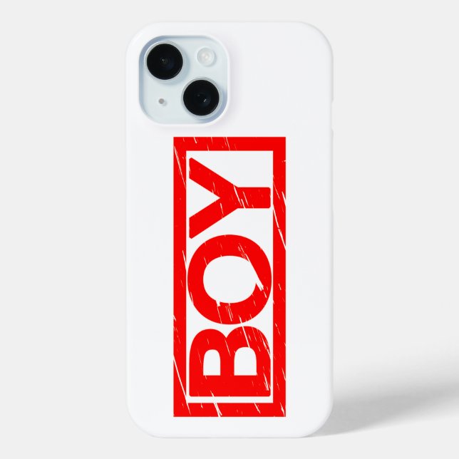 Coques Case-Mate iPhone Timbre du garçon (Verso)