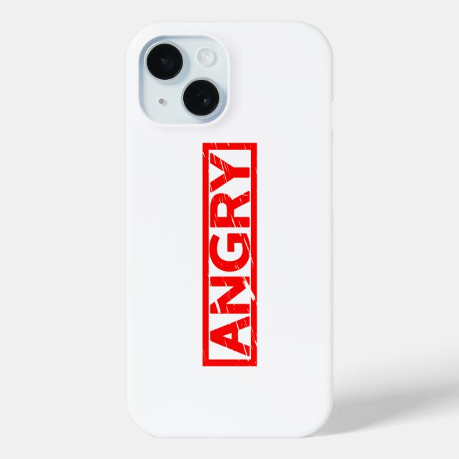 Coques Case-Mate iPhone Timbre en colère (Verso)