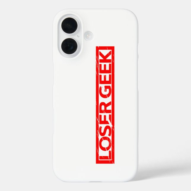 Coques Case-Mate iPhone Timbre Geek perdant (Verso)