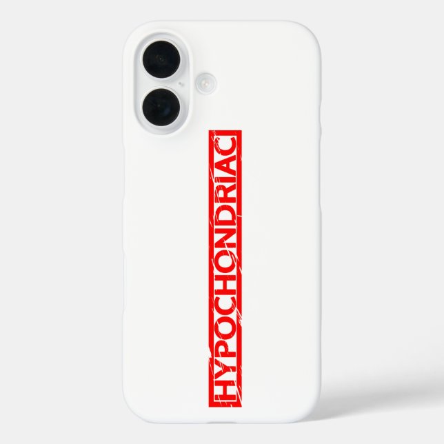 Coques Case-Mate iPhone Timbre Hypochondriaque (Verso)