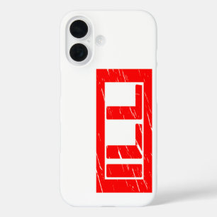 Coque Pour iPhone 16 Timbre incorrect