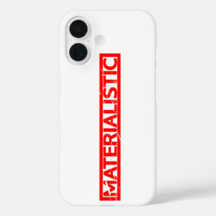 Coque Pour iPhone 16 Timbre matérialiste