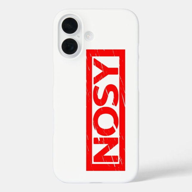 Coques Case-Mate iPhone Timbre Nosy (Verso)