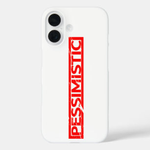 Coque Pour iPhone 16 Timbre pessimiste