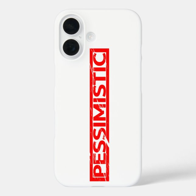Coques Case-Mate iPhone Timbre pessimiste (Verso)