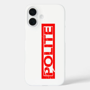 Coque Pour iPhone 16 Timbre poli