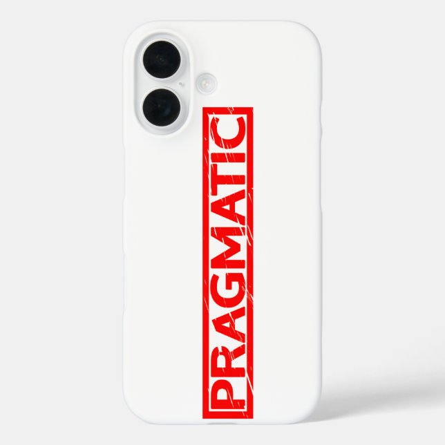 Coques Case-Mate iPhone Timbre Pragmatique (Verso)