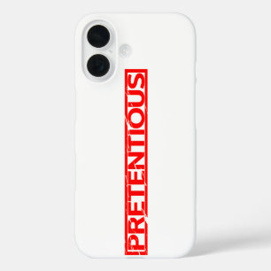 Coque Pour iPhone 16 Timbre prétentieux