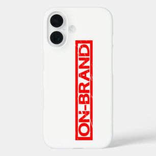 Coque Pour iPhone 16 Timbre sur la marque