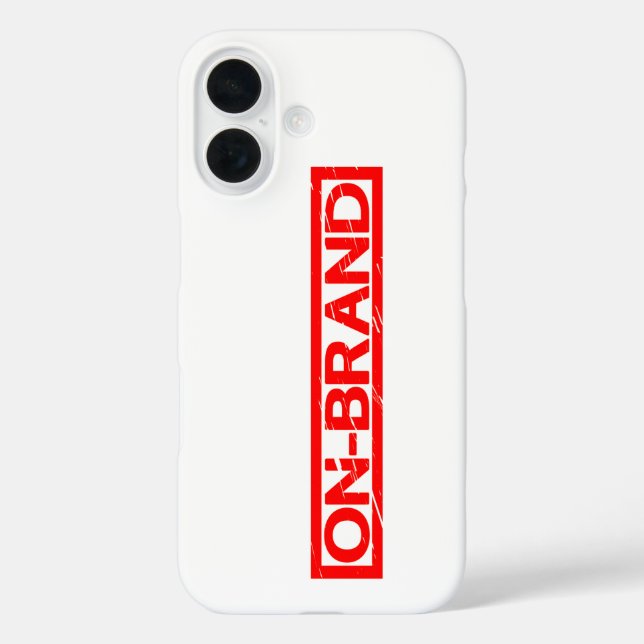 Coques Case-Mate iPhone Timbre sur la marque (Verso)