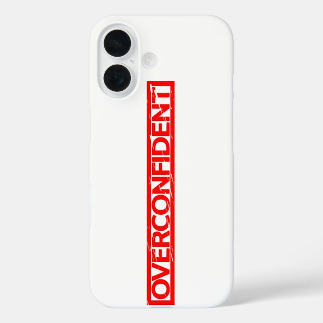 Coques Case-Mate iPhone Timbre trop confiant (Verso)
