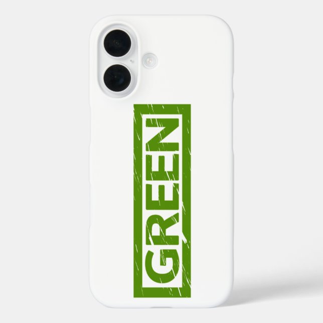 Coques Case-Mate iPhone Timbre vert (Verso)