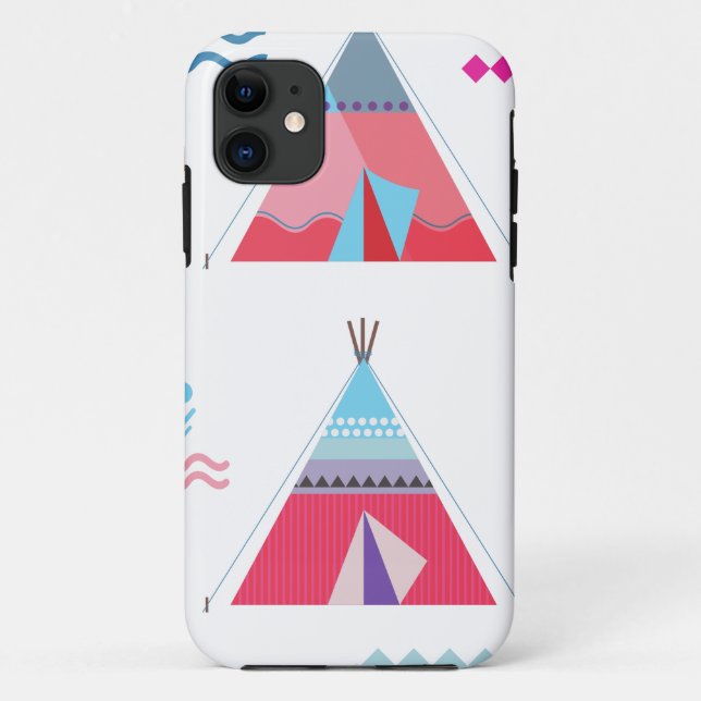 Coques Case-Mate iPhone tipi rose (Dos)