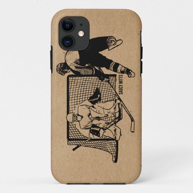 Coques Case-Mate iPhone Tiré sur l'hockey net (Dos)