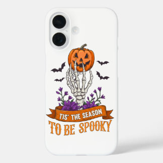 Coque Pour iPhone 16 Tis The Season To Be Spooky Skeleton Hand Hallowee