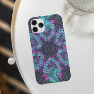 Case-Mate iPhone Case Tisser Mandala bleu rose et violet