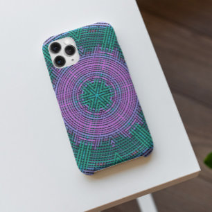 Case-Mate iPhone Case Tisser Mandala rose et bleu