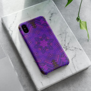 Case-Mate iPhone Case Tisser Mandala rose et violet