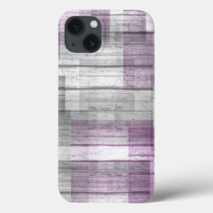 Case-Mate iPhone Case Tissu en bois noir gris violet blanc Ace Pr