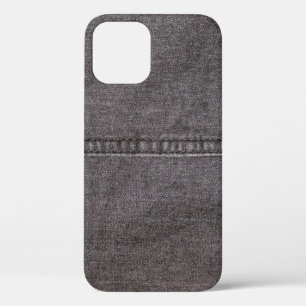 Case-Mate iPhone Case Tissu en denim noir. Mode, textures et backgrou