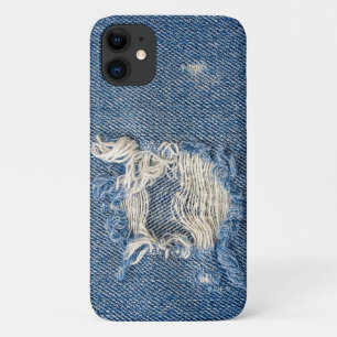 Case-Mate iPhone Case tissu en jean bleu effilé