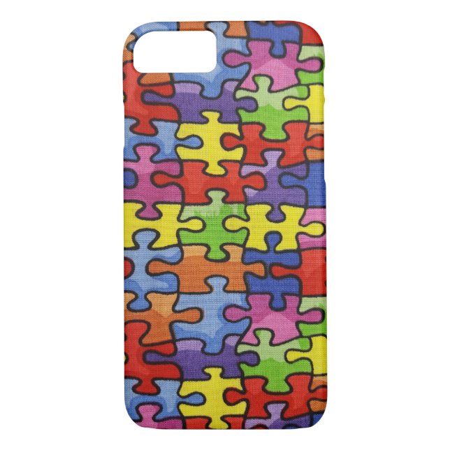 Coques Case-Mate iPhone Tissu Jigsaw Puzzle (Dos)