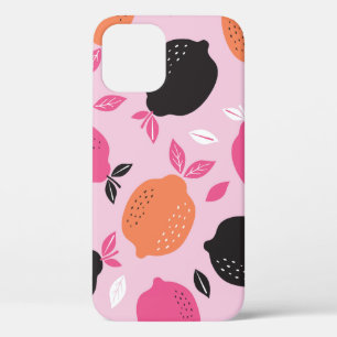 Case-Mate iPhone Case Tissu motif sans soudure en agrumes. retour d'illu