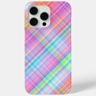 Coque Case-Mate iPhone Tissu Plaid Pastel Multicolor