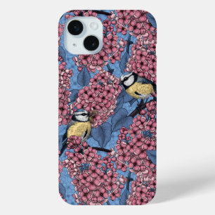 Coque Case-Mate iPhone Tit birds dans le jardin lilas